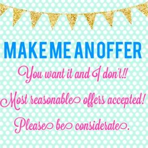 Please make an offer! You want it and I don’t! We can negotiate! 🌸🌸🌸🌸